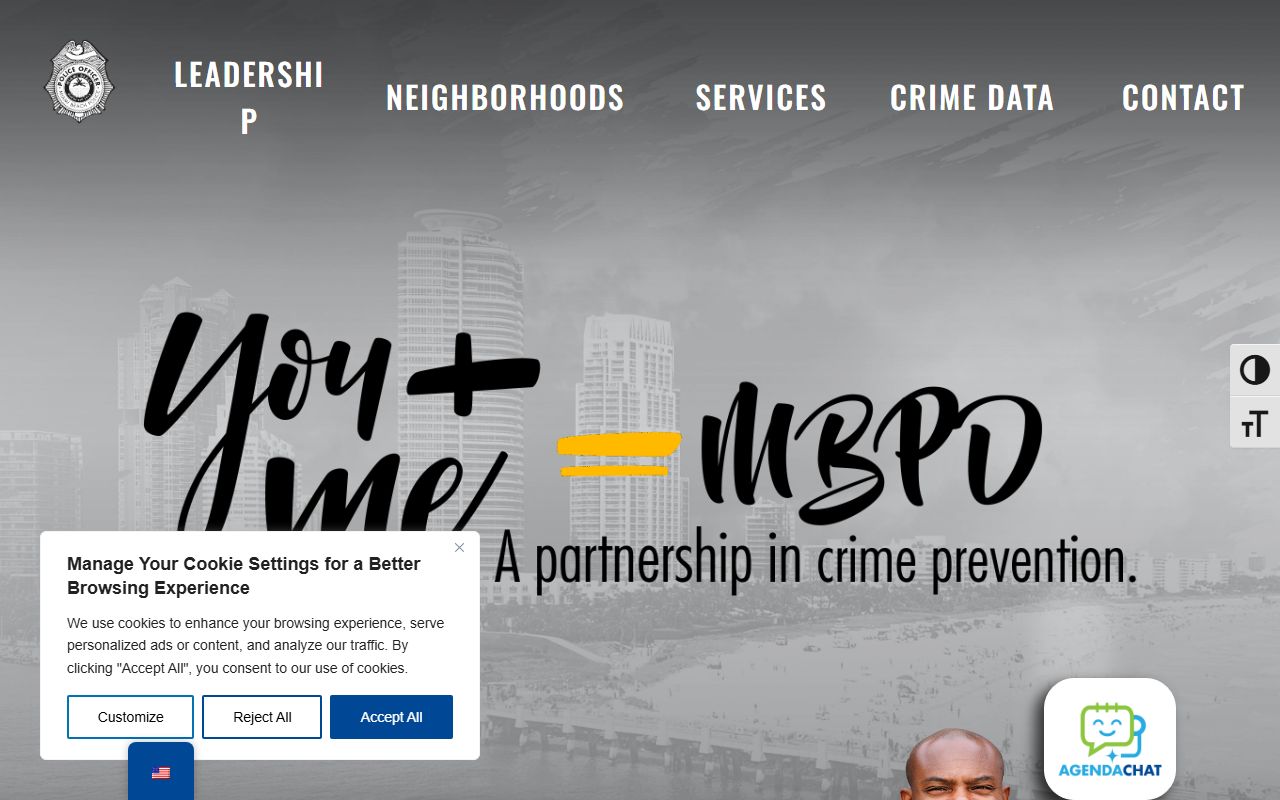 Miami Beach Police Department arrest data for Miami Beach 24 hour booking records